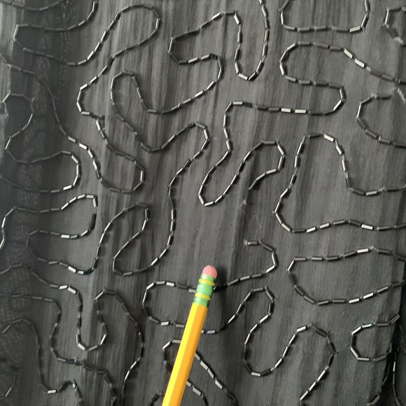 Laurence Kazar Black Pink Beaded Vintage dress - Picture 12 of 13